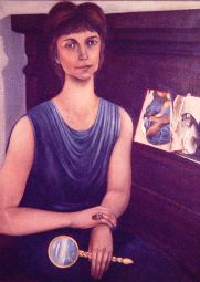 20-Lady With Sky Mirror